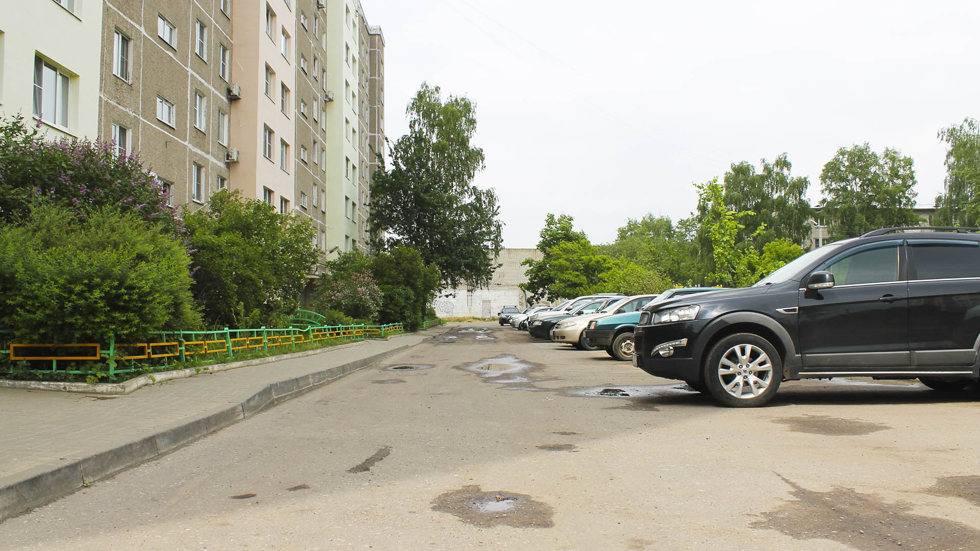 Ремонт дворовой территории мкр.Центральный, д.11, г.Выкса 