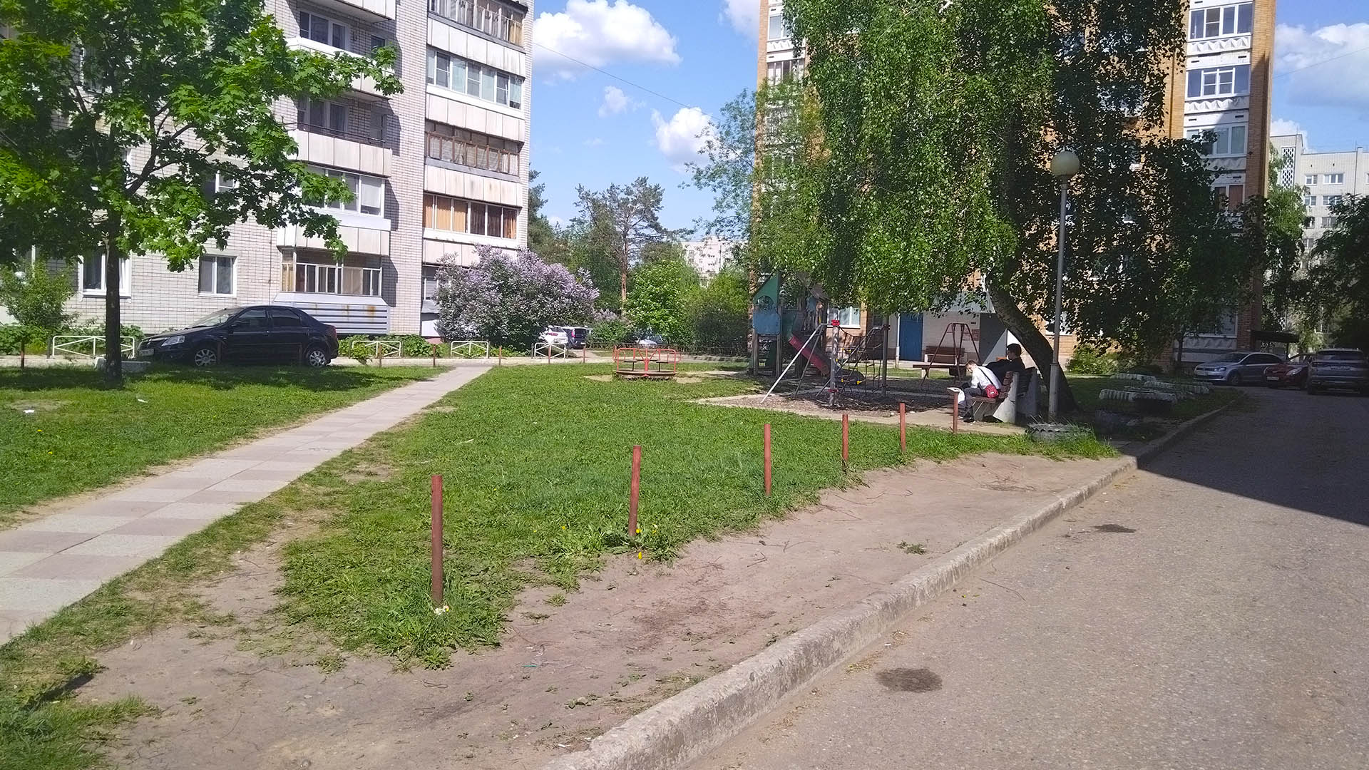 Благоустройство дворовой территории в 14 мкр. по ул.Юности, д.5/3, д.5/4, г.Саров