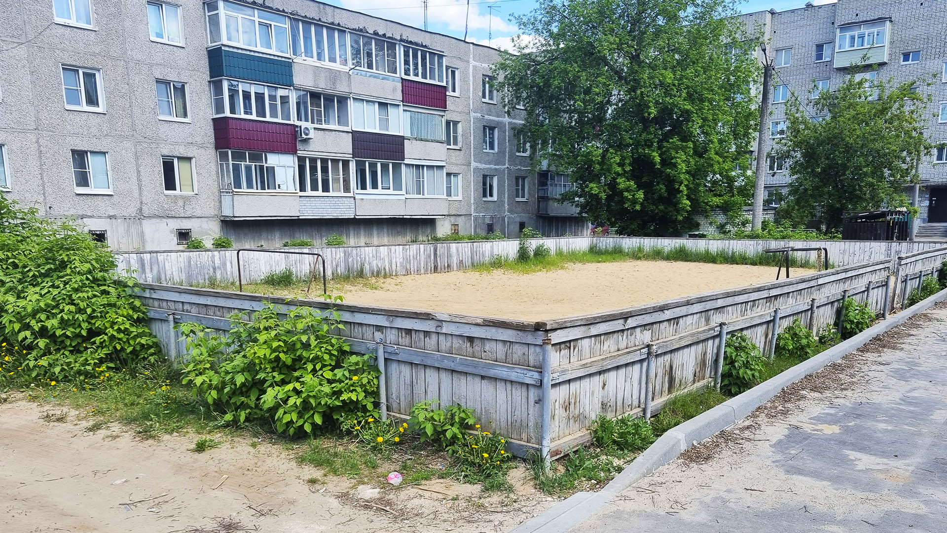 Благоустройство спортивной площадки пр-т.Корабелов, д.1, г.Навашино