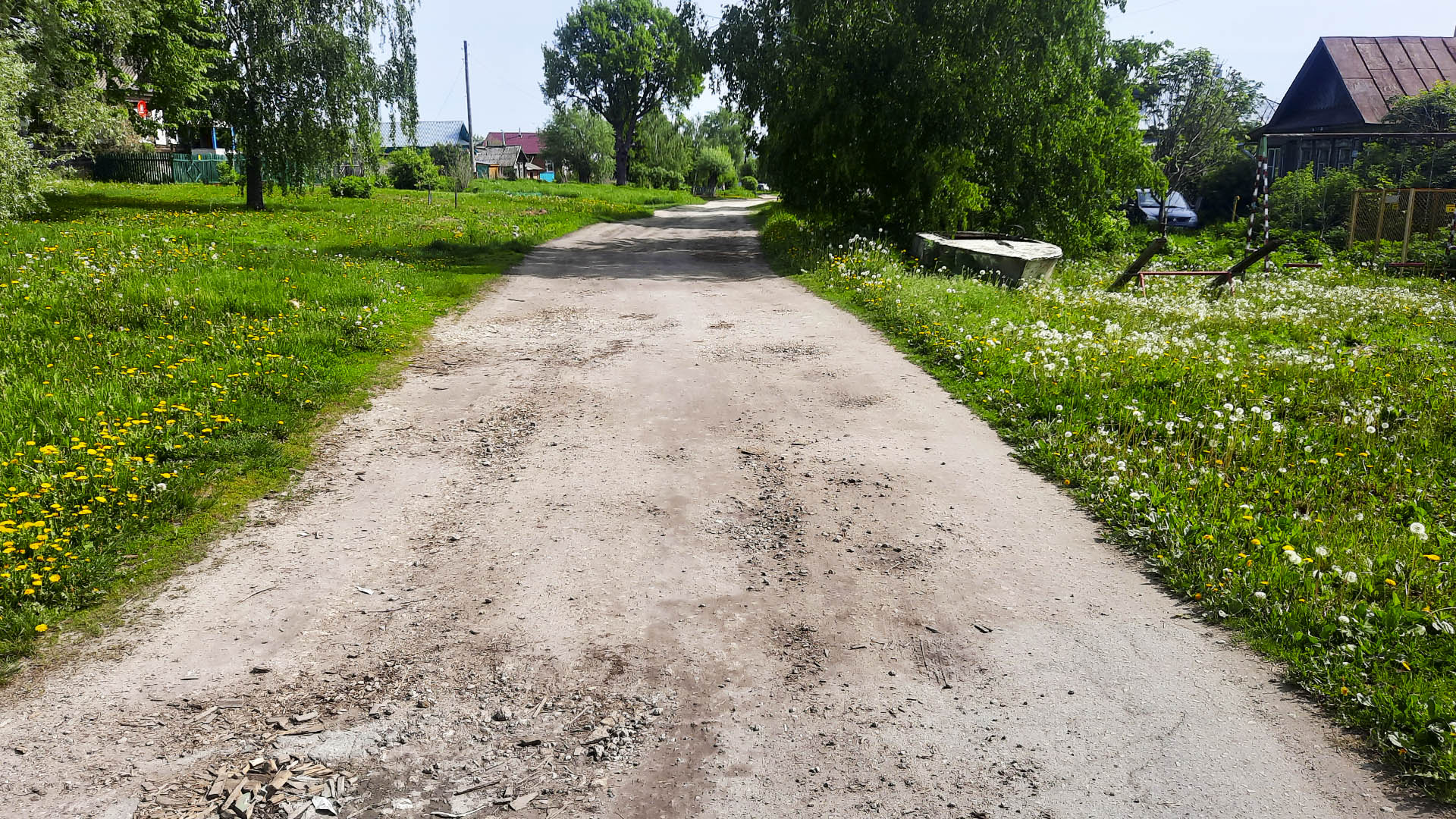 Ремонт дороги по ул.Первомайская, с.Саурово
