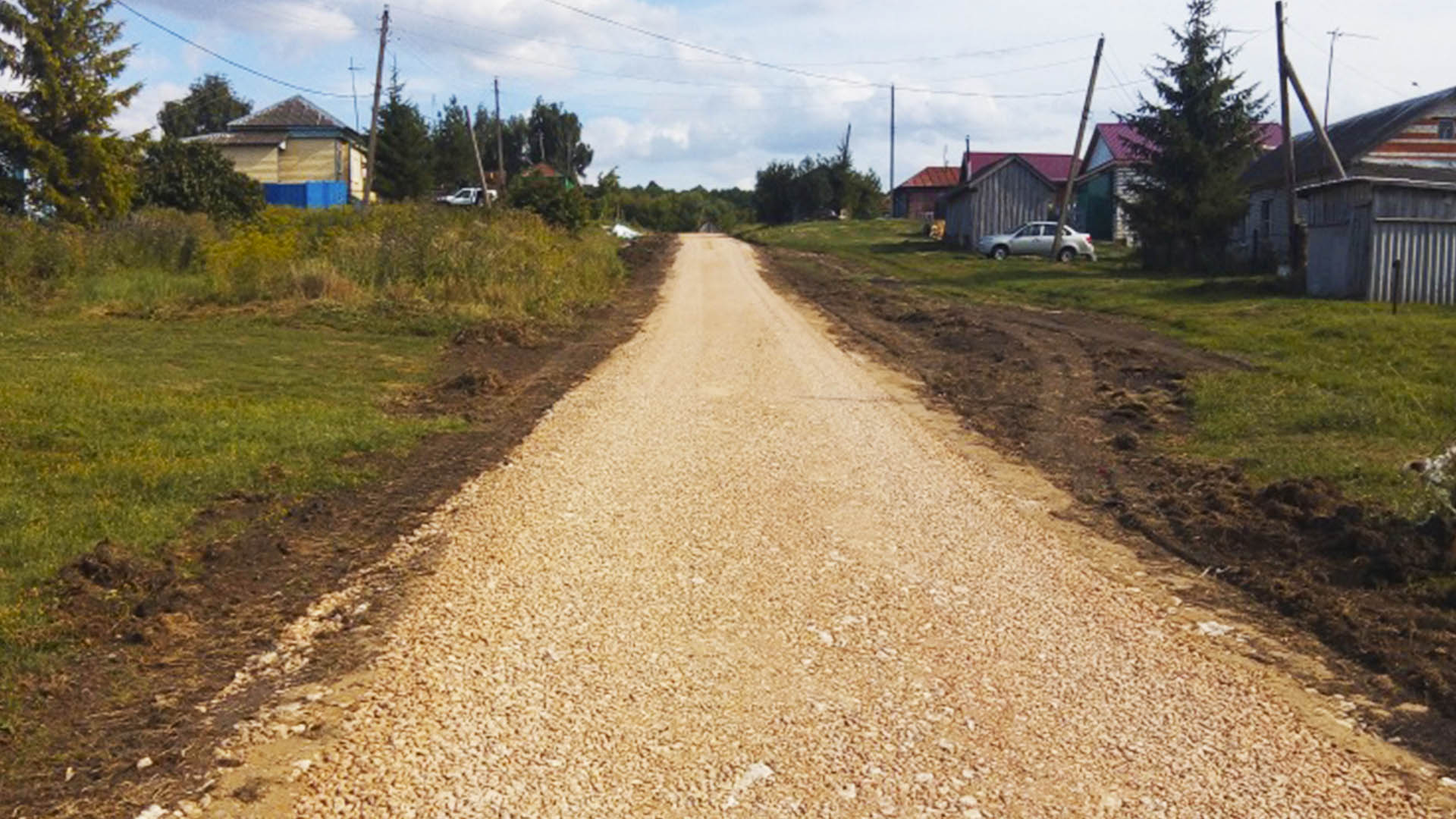 Ремонт дороги по ул.Садовая, ул.Молодежная, с.Журавлиха