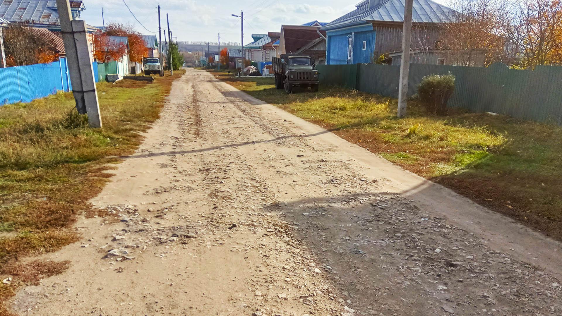 Ремонт дорог по ул.Московская, ул.Кооперативная, с.Татарское Маклаково