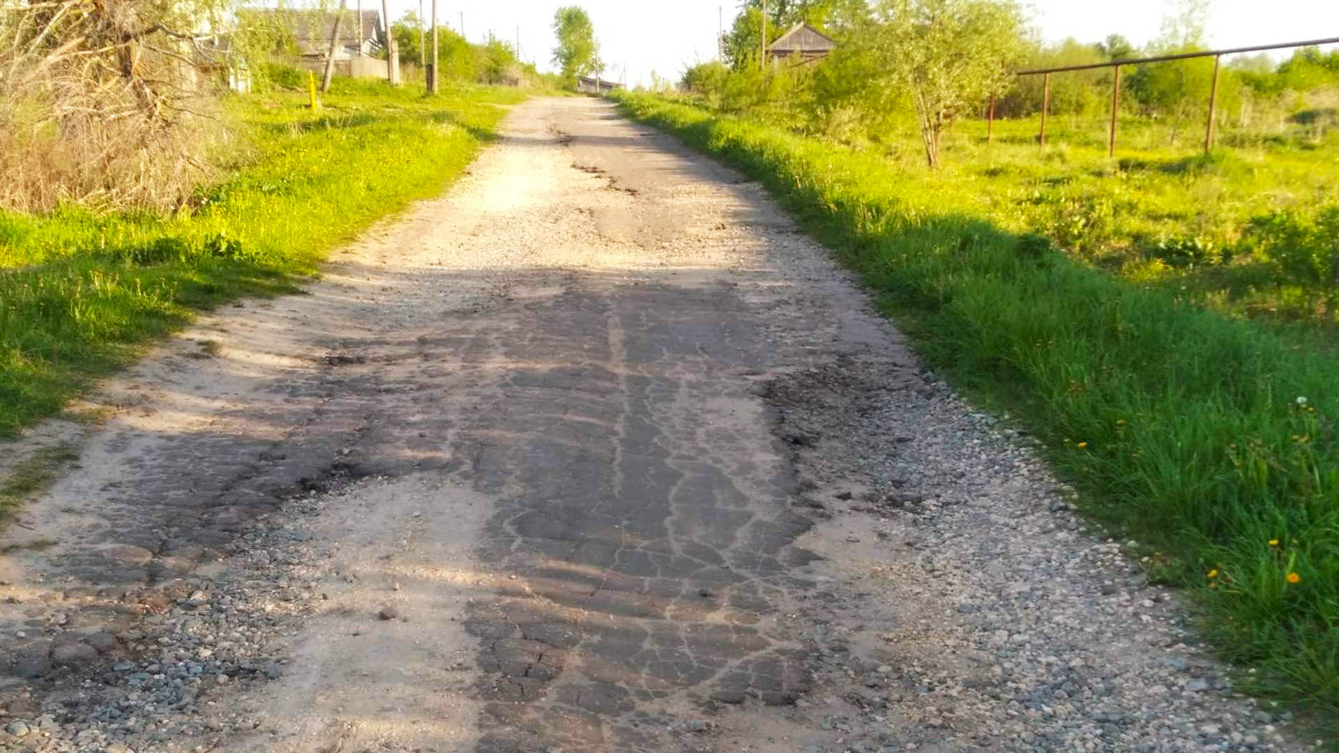 Ремонт дороги по ул.Октябрьская, с.Кержемок