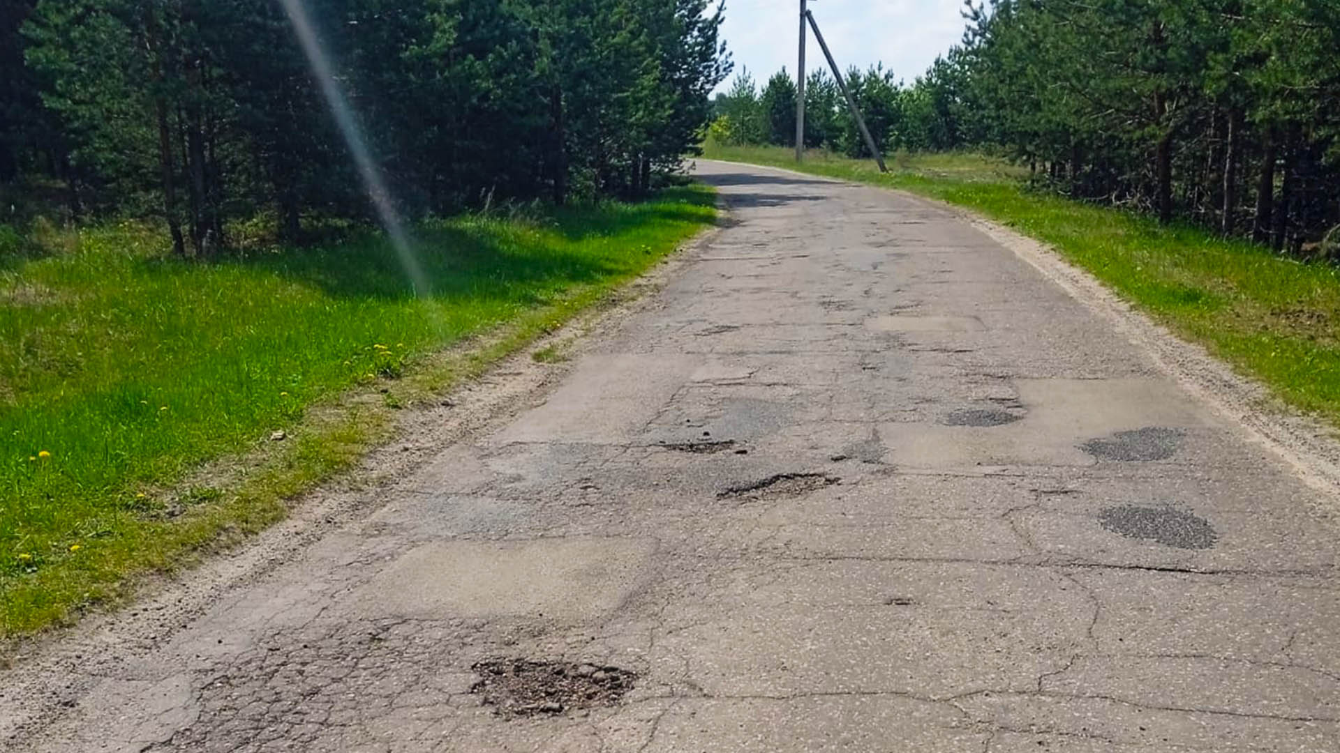 Ремонт дороги по ул.Заречная, р.п.Шатки