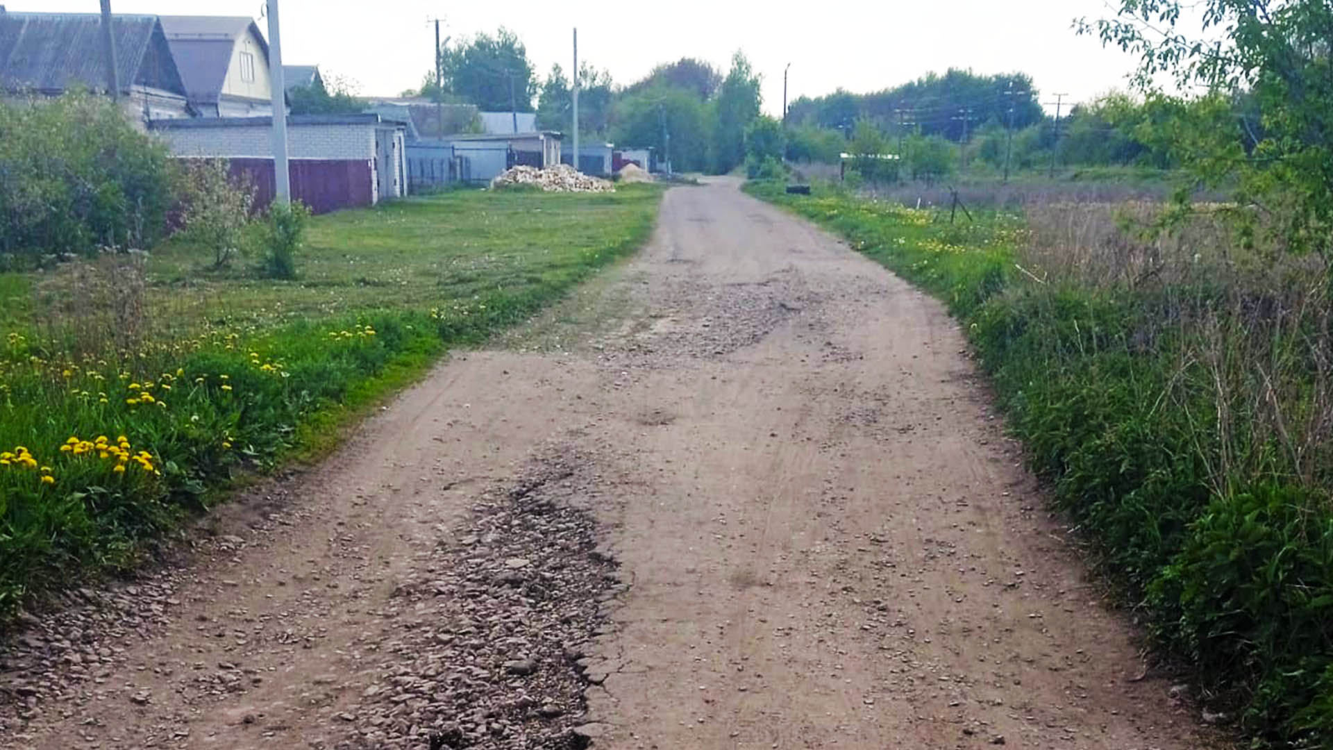 Ремонт дороги по ул.Станционная, р.п.Шатки