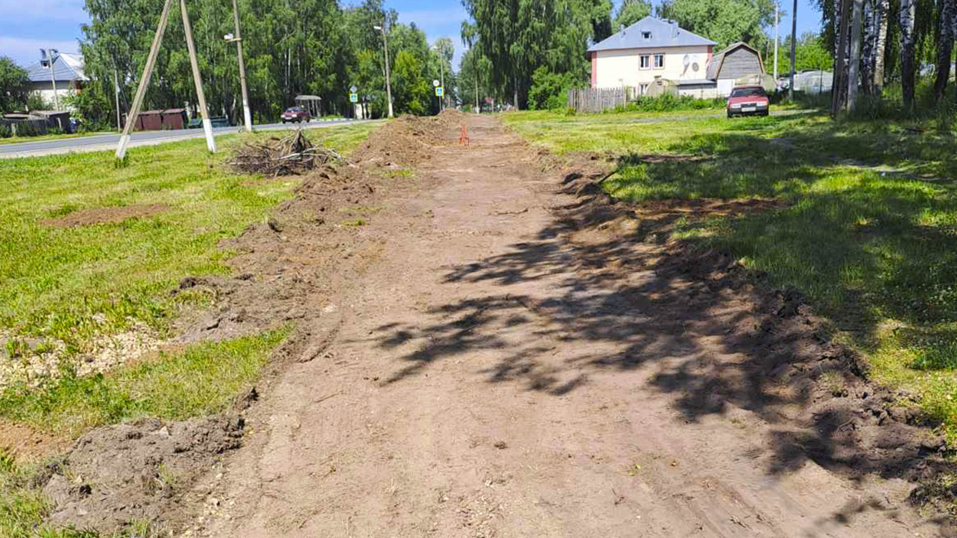 Обустройство тротуаров, р.п.Ардатов