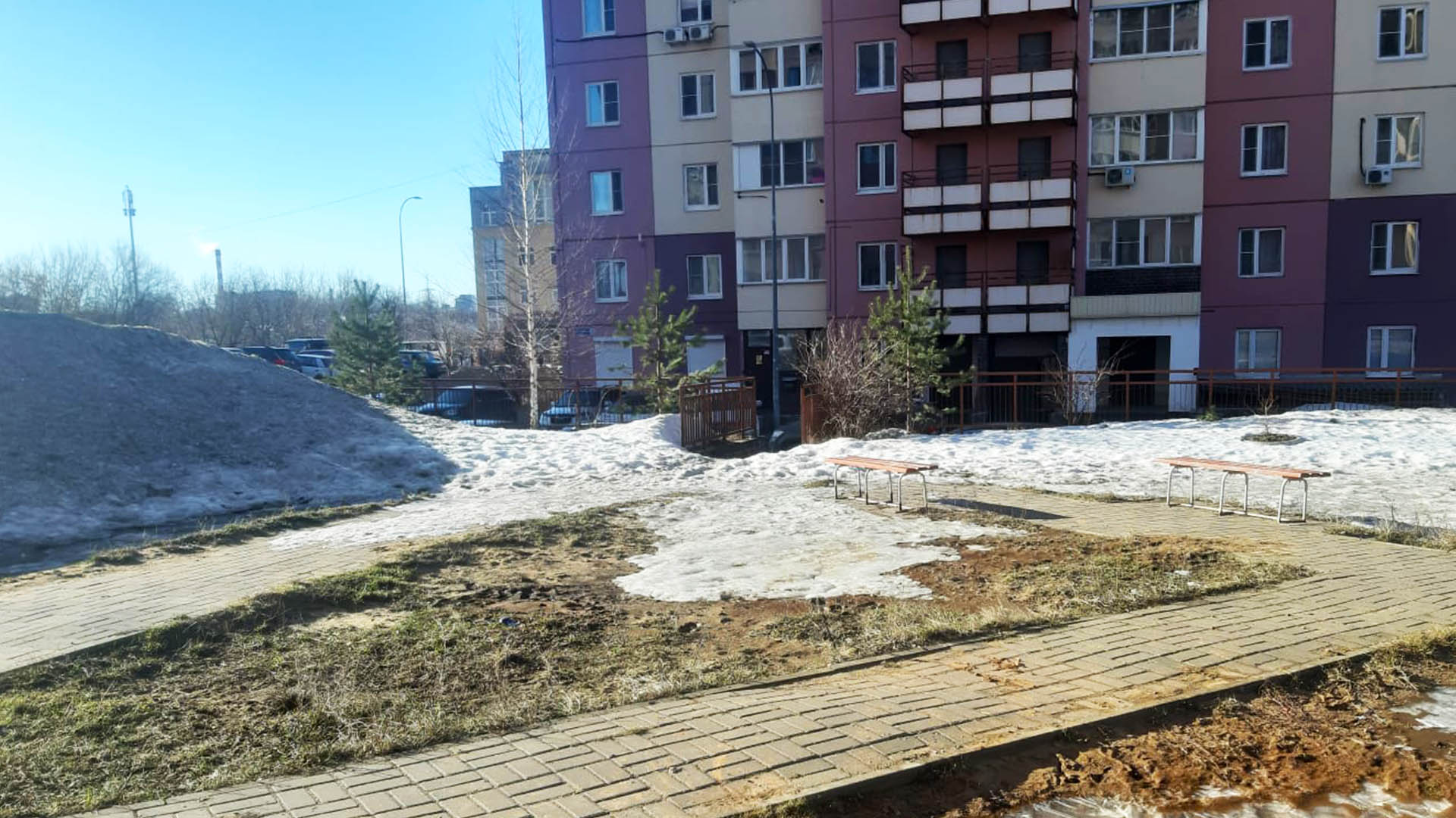 Установка детской площадки по ул.Родионова, ЖК "Маяк", г.Н.Новгород