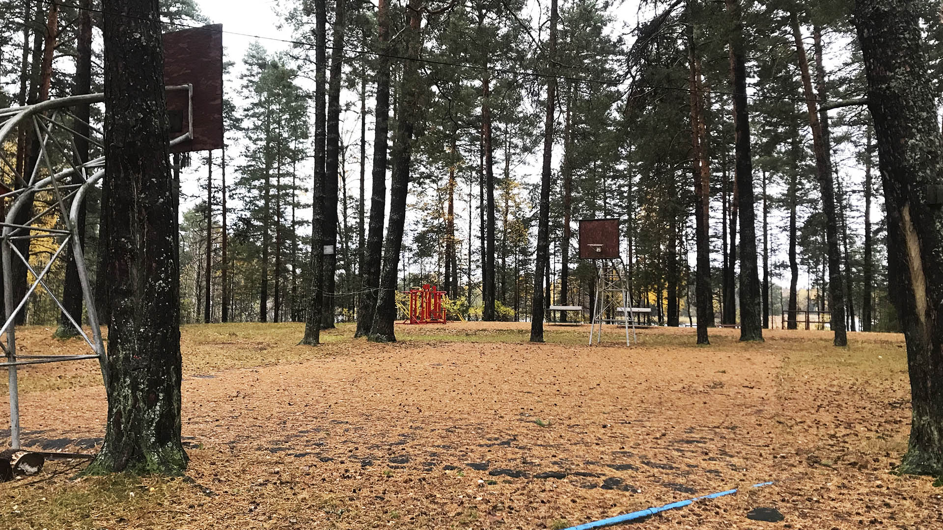 Благоустройство площадок для баскетбола, волейбола и общеразвивающей в Филиале МБОУ ДО "НЦДОД" - "ДООЦ "Озеро Свято", с.Дедово