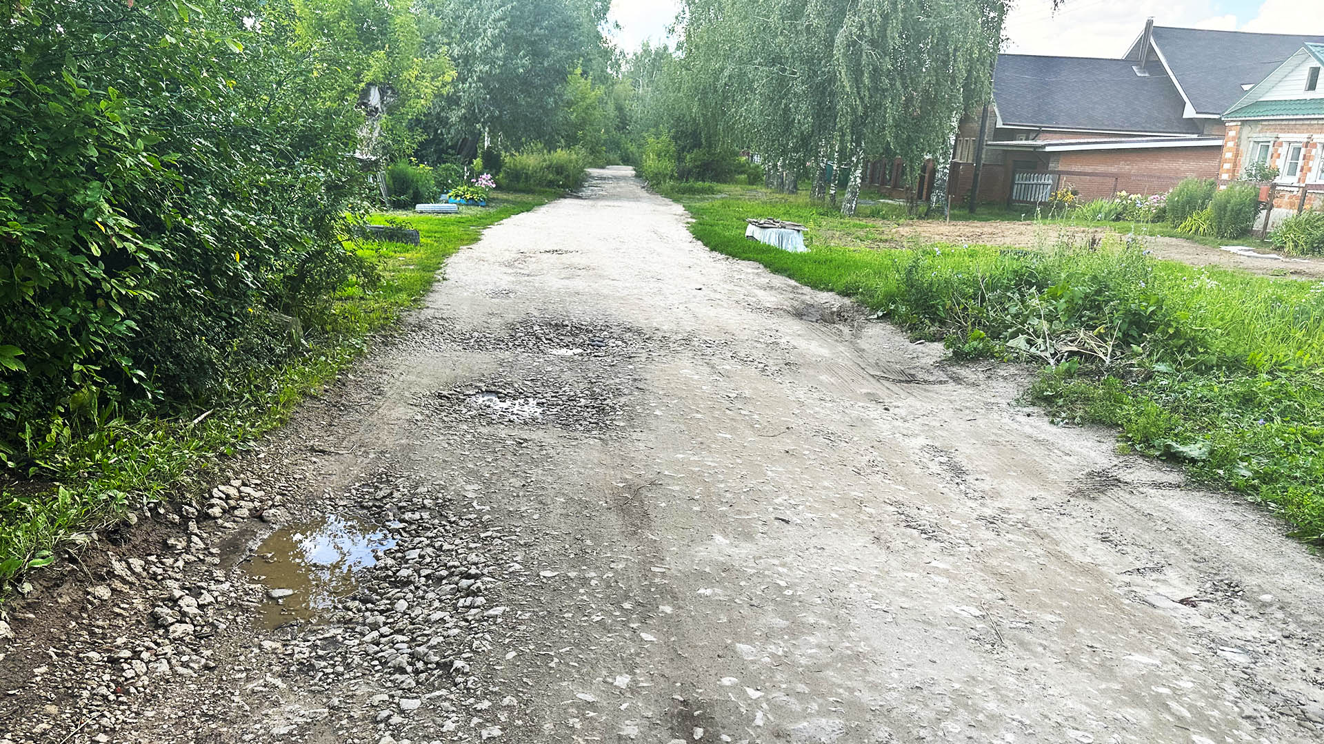 Ремонт дороги по ул.Оболенщина, с.Вязовка