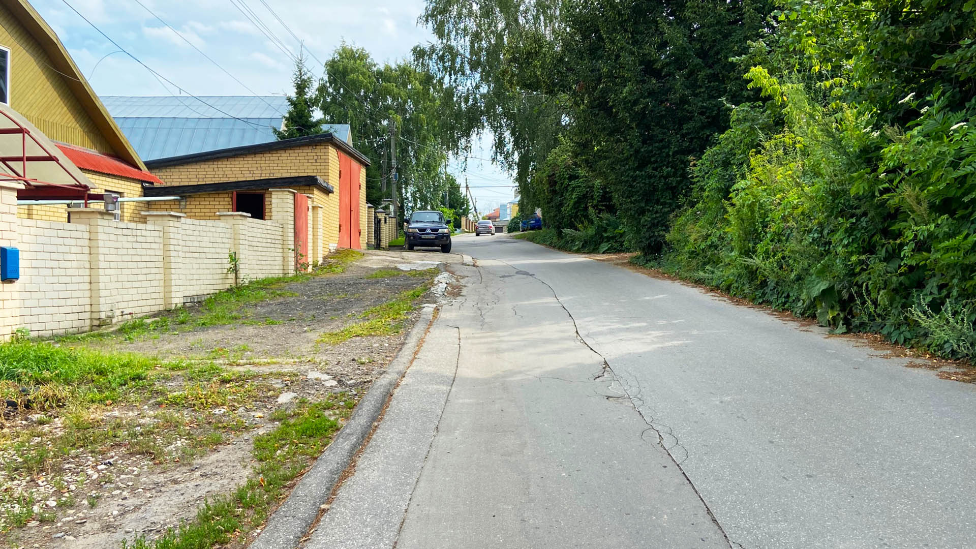 Ремонт дороги с обустройством тротуара по
ул.Полевая, д.92 - д.101, д.Кузьминка