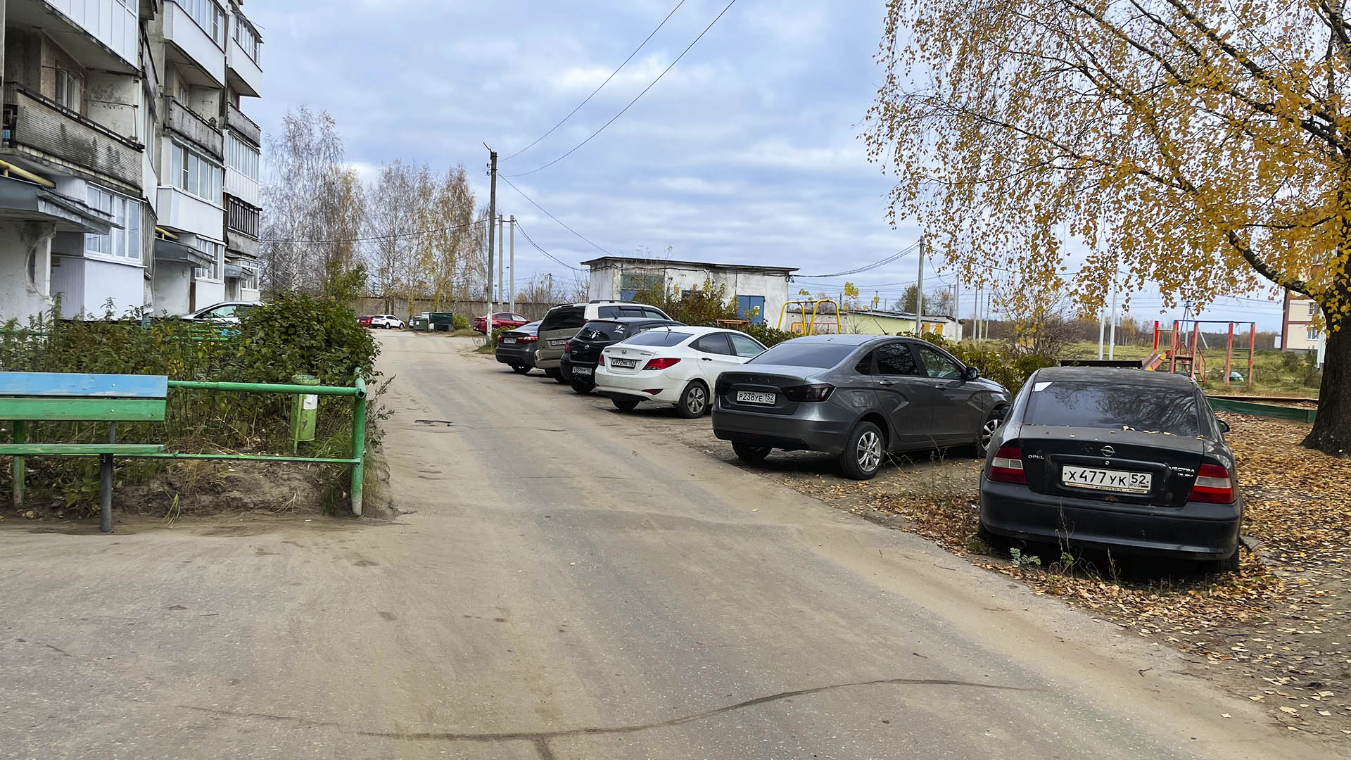 Благоустройство проезда и тротуара  по ул.Мичурина, г.Володарск