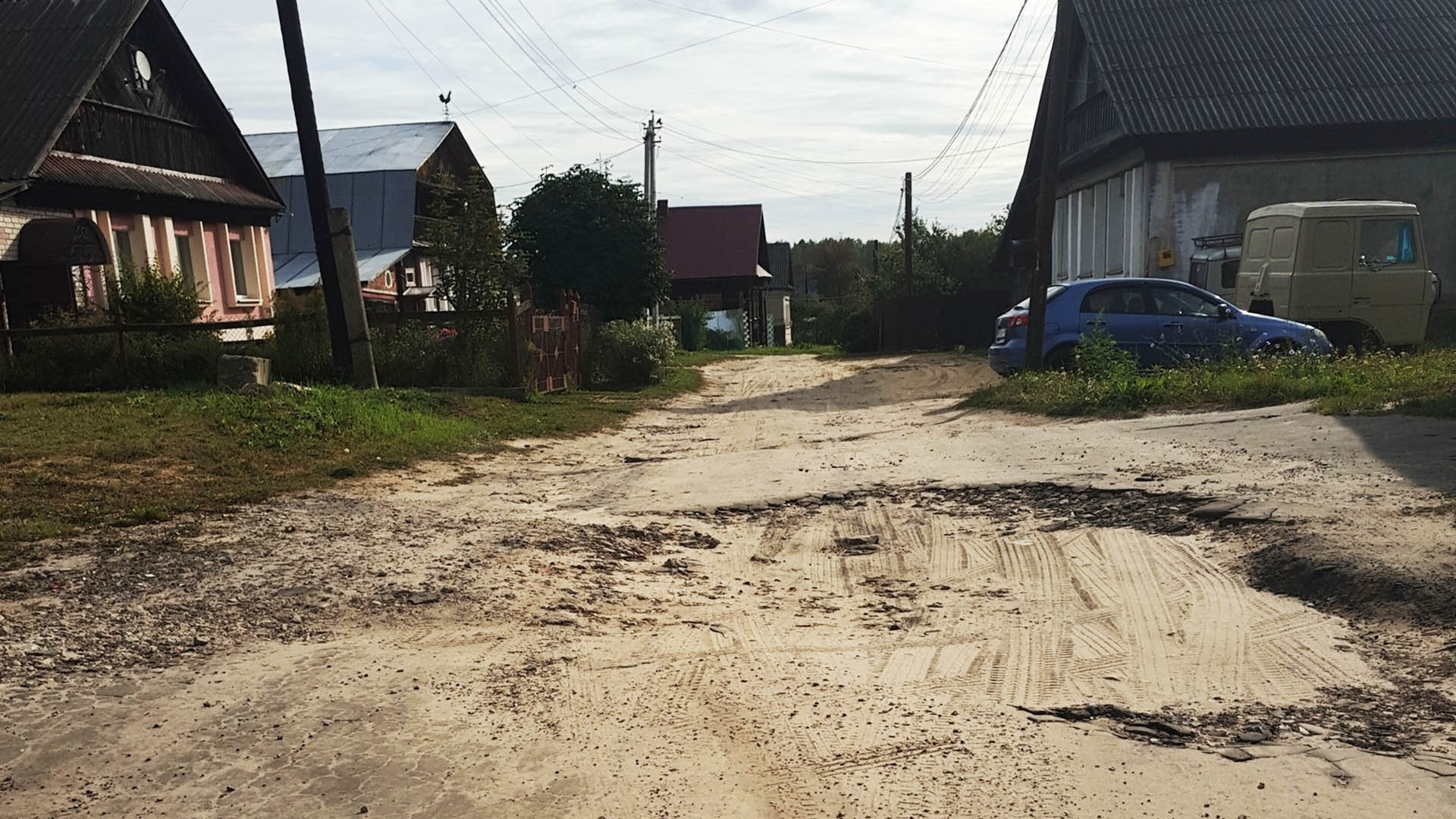 Ремонт дороги по ул.Молодежная, ул.Новая, ул.Верхняя, д.Медведево
