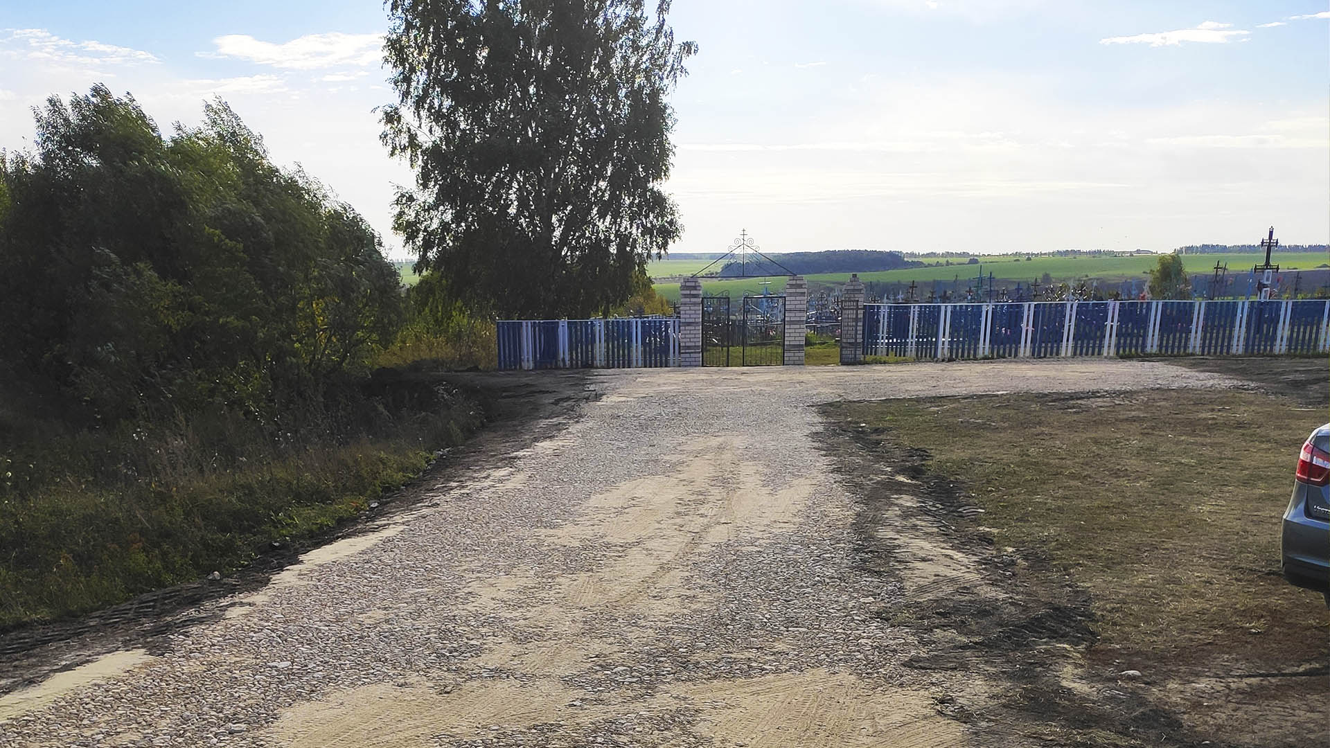 Ремонт дороги подъезд к кладбищу, с.Мяндровка