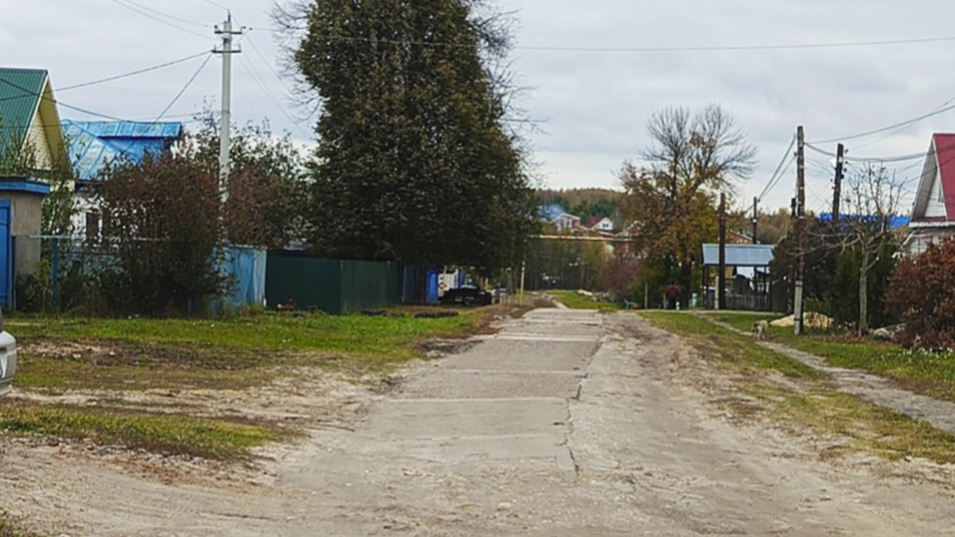 Ремонт дороги по ул.Лермонтова, р.п.Сосновское
