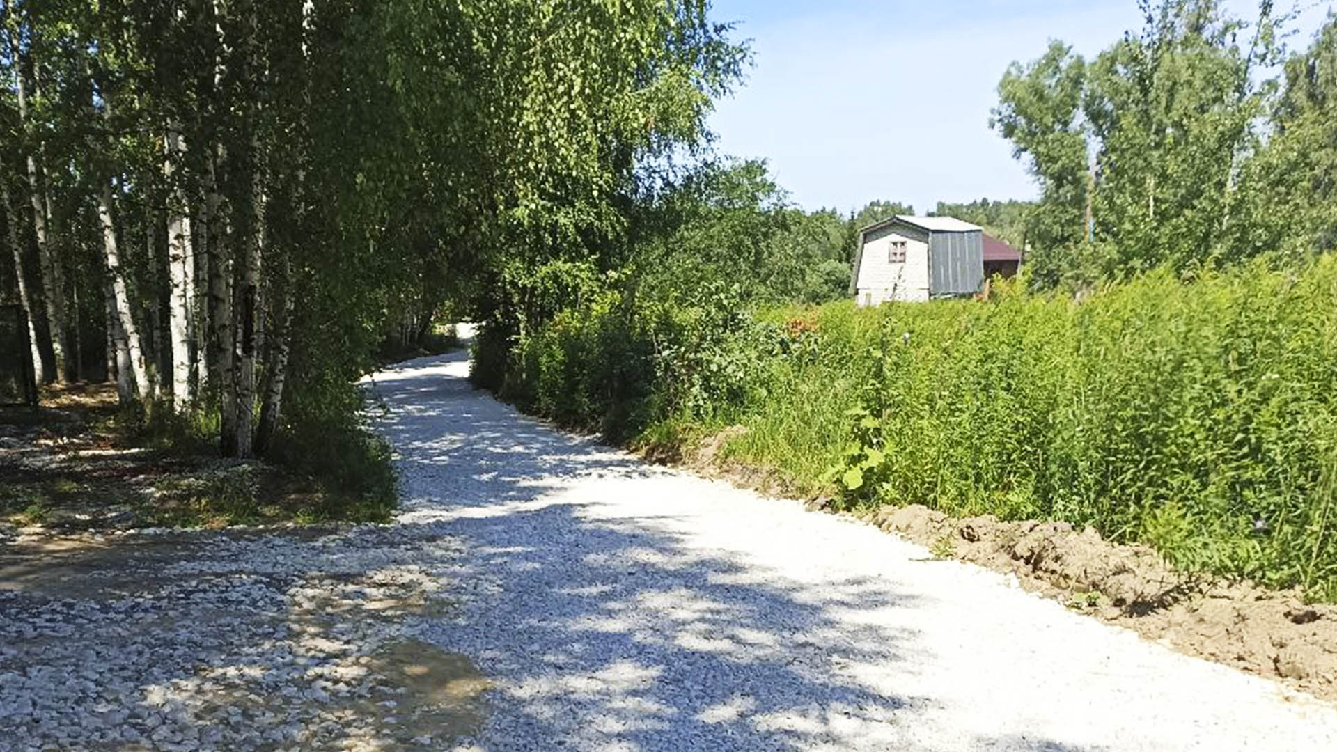 Ремонт дороги, д.Вашкино